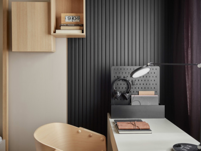 Стеновая панель реечная M-LINE Black (чёрный)